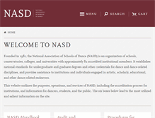 Tablet Screenshot of nasd.arts-accredit.org