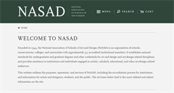 Desktop Screenshot of nasad.arts-accredit.org